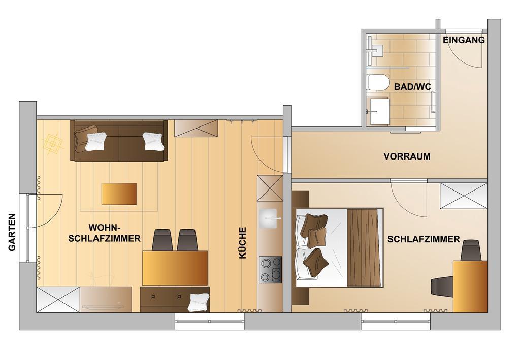 Appartements Zerzer Ried im Oberinntal Rum bild